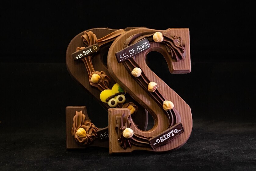 Blok Chocolade Letter HAZELNOOT